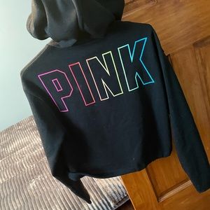 PINK VS Black Hoodie, Lightly Worn